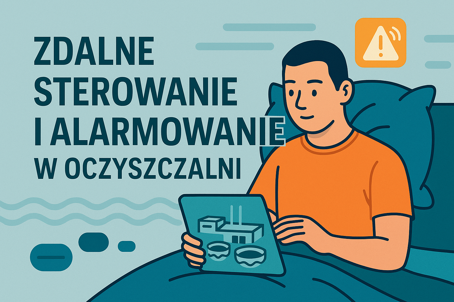 Zdalne sterowanie oczyszczalnią ścieków – nowoczesny system monitoringu w realistycznej wizualizacji