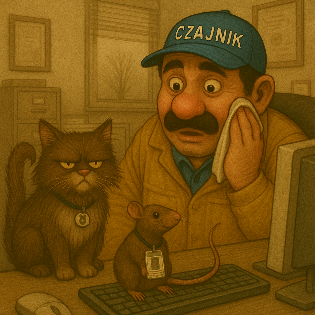 Zdzichu and a rat with a pass - unauthorized logging at the treatment plant?